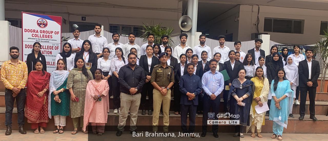 Dogra law college in collaboration with Police Department, Bari Brahmana organised a paper presentation on legal reforms in criminal justice system in India