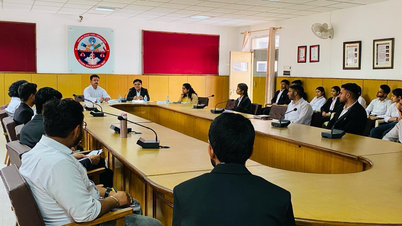 Dogra law college organised an interactive session on the topic-"Significance and future of legal profession in India" on 28th March 2024.