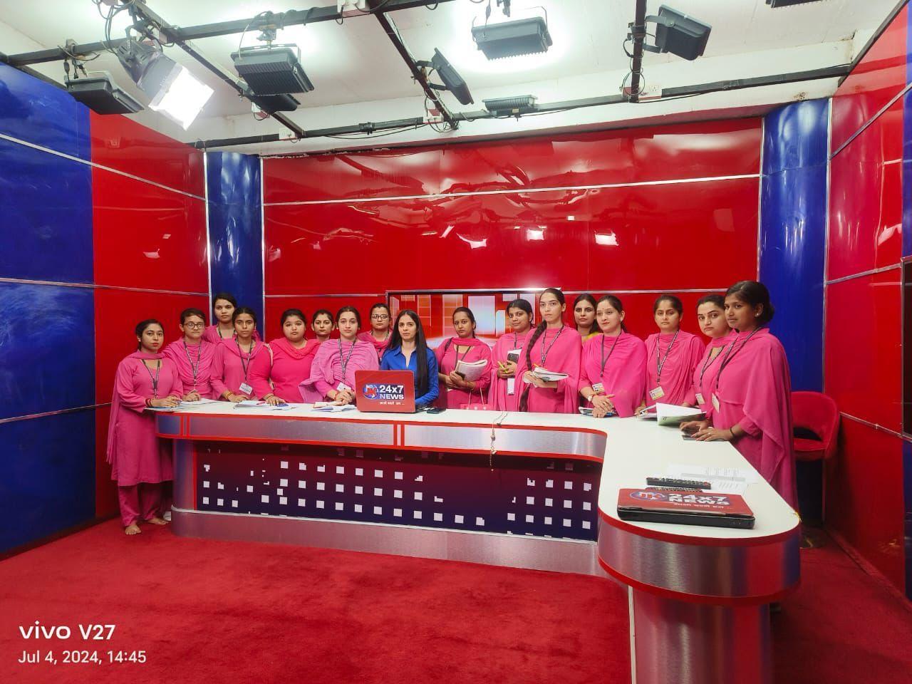 Dogra College of Education organised a visit to JK Television Centre